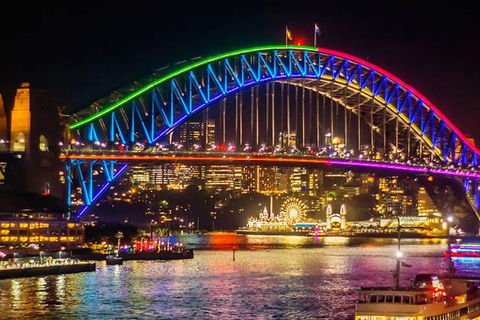 Vivid 90-Minute Sydney Harbour Intimate Catamaran Cruise With Canapes - Restaurant Find 0