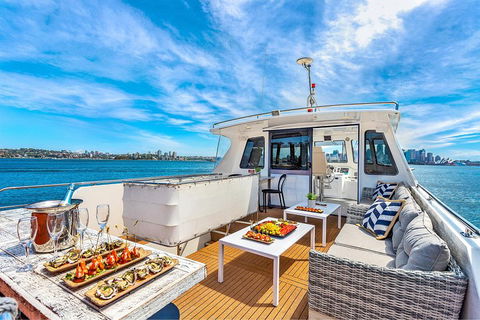 Vivid 90-Minute Sydney Harbour Intimate Catamaran Cruise With Canapes - Restaurant Find 4